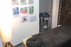 落ち着いた施術スペース